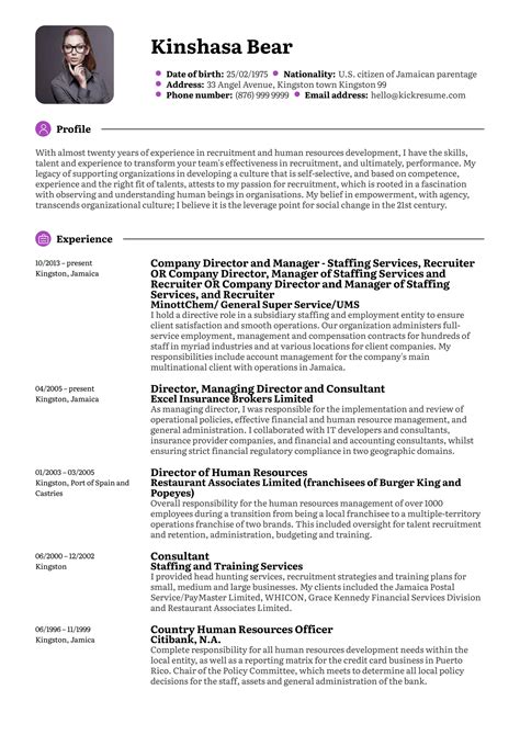 Human Resources Resume Sample 25 Examples And Writing Tips Riset