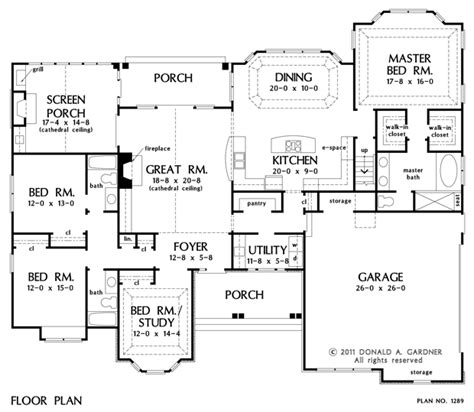 Donald Gardner House Plans One Story By Specializing In One Story