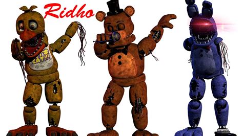 Fnaf Blender All Withereds Voices 500 Subs Special Youtube