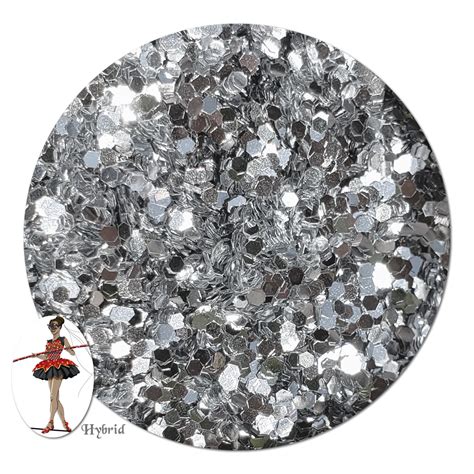 Chunky Flake Hybrid Glitter By The Pound Silver Coin