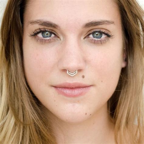 Nose Ring Septum Ring Body Jewelry Sterling Silver Bohemian Fashion