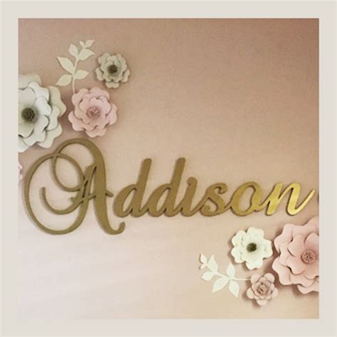 Custom Wooden Name Sign Nursery Decor Wall Hanging Fast Shipping