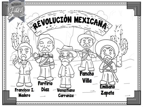 Imagen De La Revolucion Mexicana Para Colorear Estupendos Diseos De