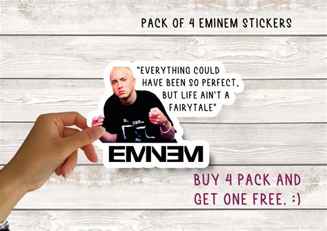 Eminem Slim Shady Stickers Pack Rap God Stickers Marshall Etsy