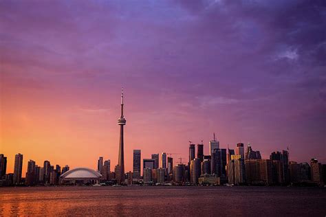 Toronto City Skyline At Sunset Photograph By Ian Good Fine Art America