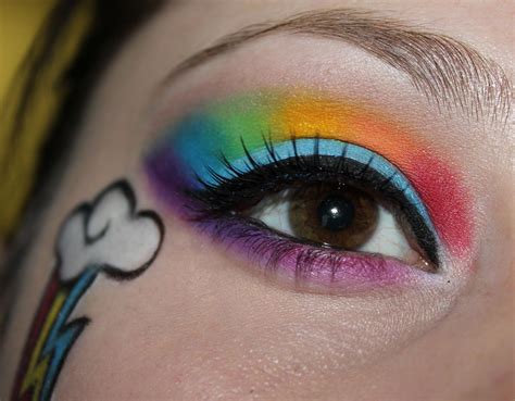 «you scared me, little one, coming so early but what a blessing you turned out to be. my-little-pony-rainbow-dash-makeup-inspired3.jpg (1600 ...