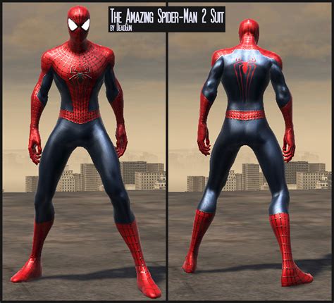 The Amazing Spider Man 2 Suit Spider Man Web Of Shadows Mods