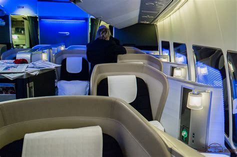 First class has 14 open suites. Review: British Airways First Class, Boeing 747 New York ...