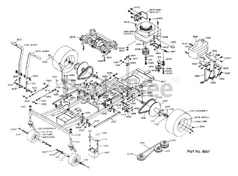 Dixon ZTR Dixon Zero Turn Mower CHASSIS ASSEMBLY Parts