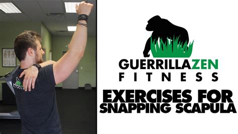 Exercises For Snapping Scapula Shoulder Blade Control Youtube