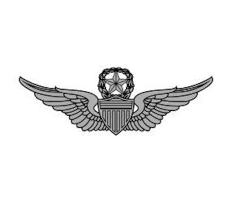Us Army Master Aviator Badge Vector Files Dxf Eps Svg Ai Crv Etsy