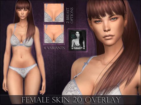 Скинтон Female Skin Overlay от RemusSirion для Симс Моды на Sims