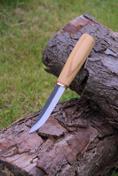 Handmade Puukko Finnish Lauri Carbon Steel Blade Cool Knives Knife