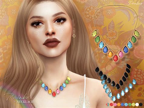 Winter Storm Necklace By Pralinesims At Tsr Sims 4 Up