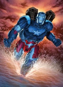 The guy had an iron and he paid the price for misusing it. Iron Patriot - Wikipedia