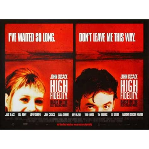 High Fidelity Movie Poster Uk Style C 27 X 40 2000 Walmart