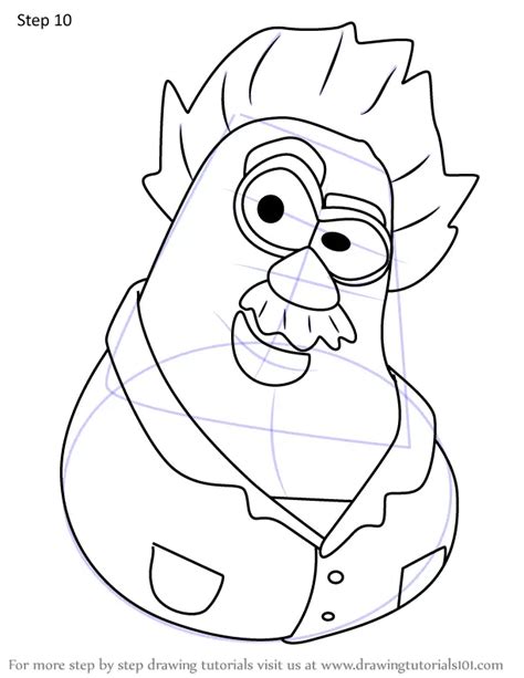 How To Draw Dr Flurry From Veggietales In The City Veggietales In The