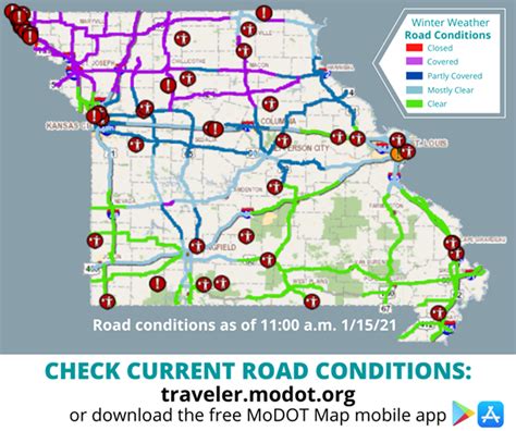 Modot Current Road Conditions Map