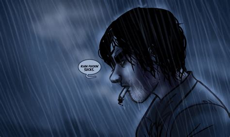 Now this got me laughing hard. Depressing Rain GIF by Fishmas on DeviantArt