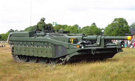 The Swedish Stridsvagn 103 Also Know As The S Tank With Its Unique