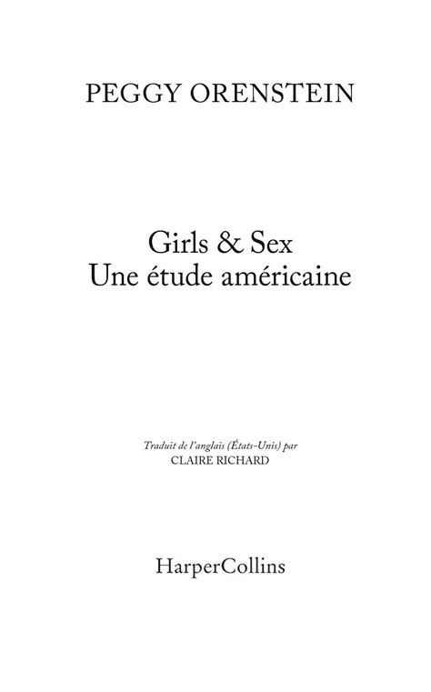 girls and sex une étude américaine peggy orenstein calameo downloader