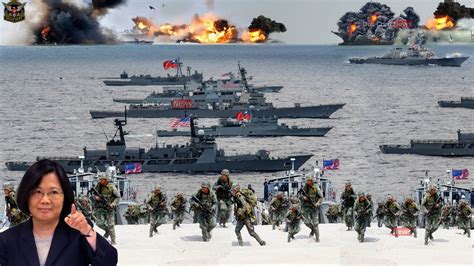 War Begins Us Deploys Strength Military After China Invade Taiwan In