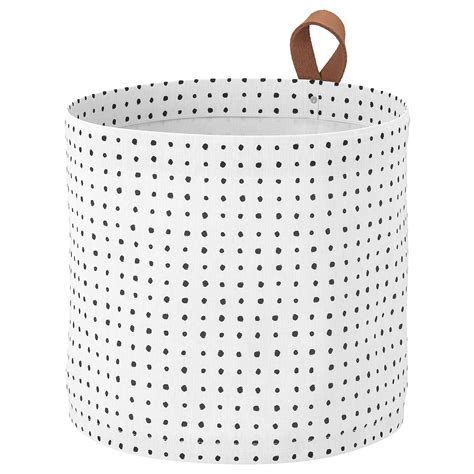 Nå har jula kommet på. https://www.ikea.com/no/no/p/plumsa-kurv-hvit-svart ...