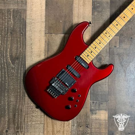 1988 Charvel Model 4m I Metallic Red I Hardshell Case Reverb Uk