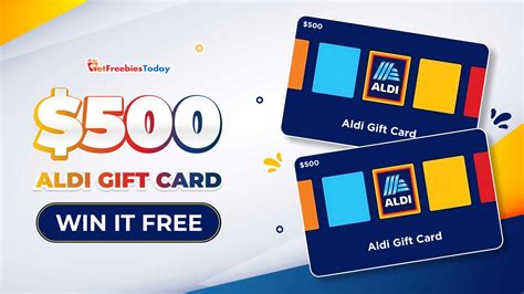 Free 500 ALDI Gift Card GetFreebiesToday Com By Get Freebies Today