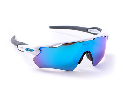 oakley sunglasses radar ev path polished white prizm sapphire iridi 127 50