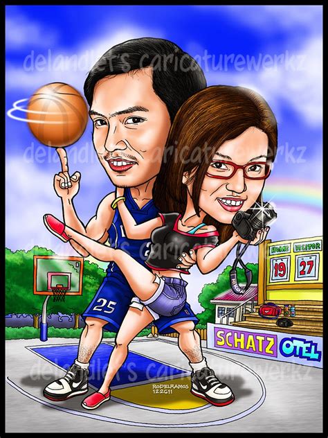 Caricatures By Delandlets Caricaturewerkz Couple Caricatures