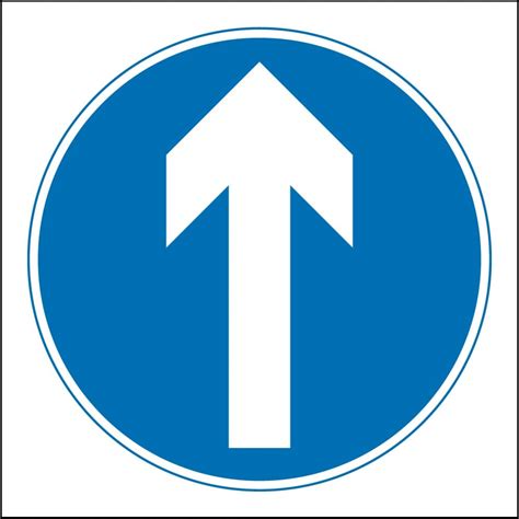 One Way Directional Arrow Signs From Key Signs Uk