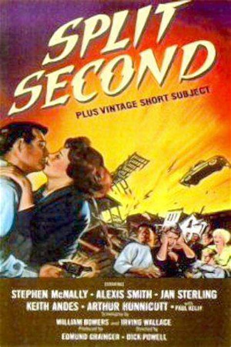 This was the first film to directed by actor powell and it's rather ironic that it features a nuclear backdrop because his second effort behind the camera is the notorious the conqueror that is linked to the deaths of many people. Split Second (1953) - FilmAffinity