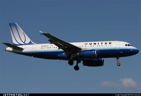 N808ua Airbus A319 131 United Airlines Mark Kopczak Jetphotos