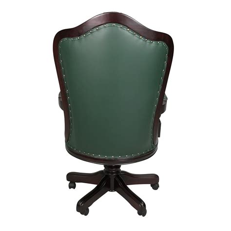 Solid Mahogany Wood Hi Back Office Chair Classic Chair Turendav