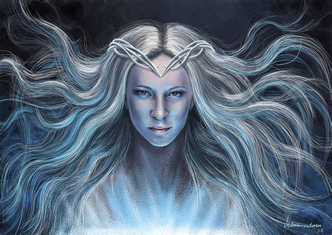 Galadriel The Hobbit Movie Elf Queen Blonde Woman Fantasy