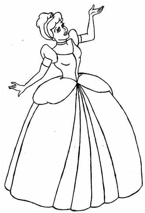 cinderella coloring pages print coloring home