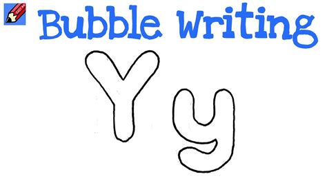 Bubble Letters Lowercase Y Letter