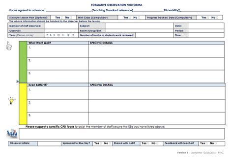 See more ideas about lesson plan templates, teaching, teacher organization. Lesson Plan Template For Teacher Observation : Artifact #5 ...