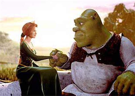 El Ogro Shrek Y La Princesa Fiona En Una Imagen De La Película Cine