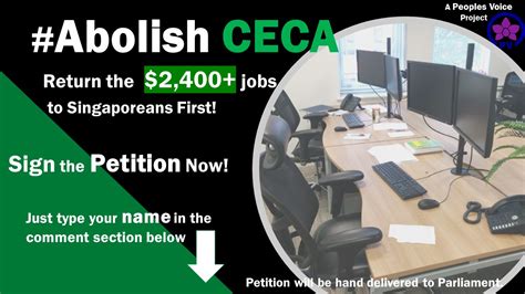 And this ceca is with india loh. Lim Tean starts petition to abolish CECA; to be submitted ...