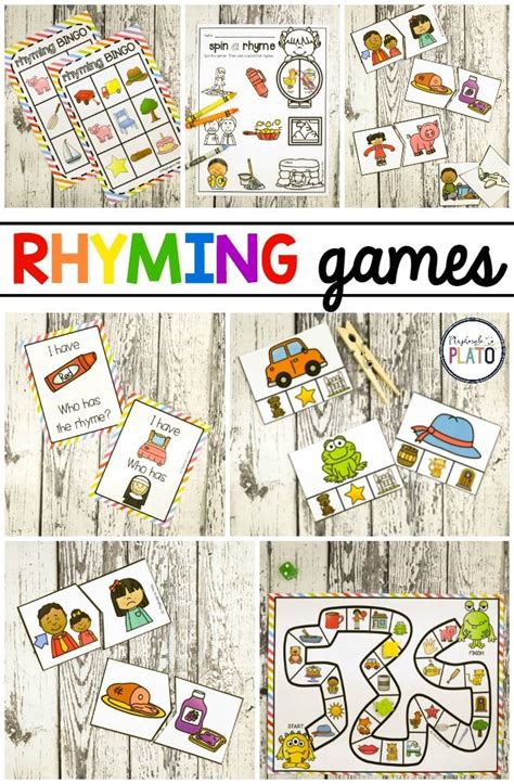 Belinda, our chicken, loves eating apples. Playful Rhyming Games - Playdough To Plato | Rhyming games ...