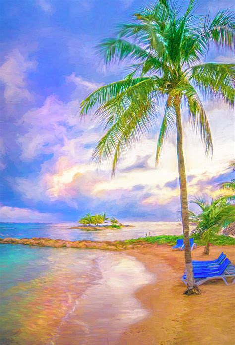 Jamaican Sunset Painting By Tammy Wetzel Fine Art America