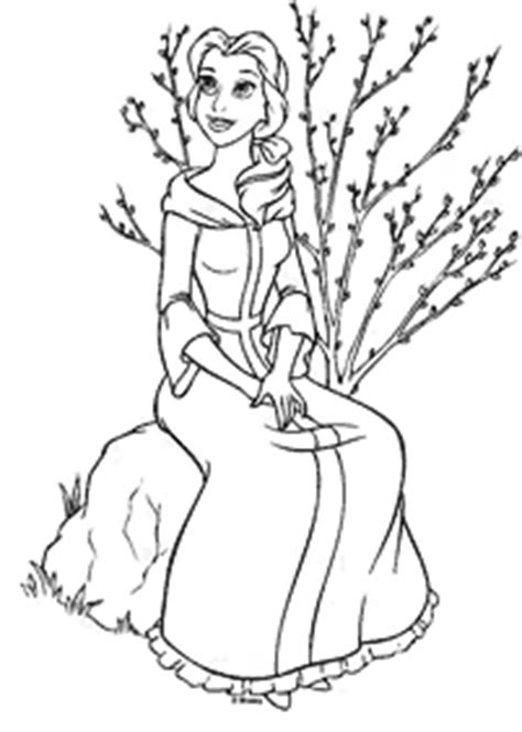 Beauty and the Beast (Belle) - Coloring Pages Index