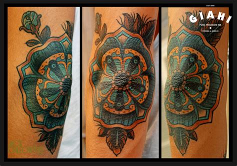 If you are looking for a flower design to get inked on your body, then you should consider mandala before making up your mind. Blue Mandala Flower tattoo by Jack Gallowtree | Best ...