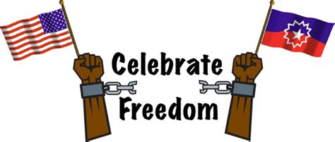 Freedom clipart black and white. Library of juneteenth celebration graphic royalty free png ...