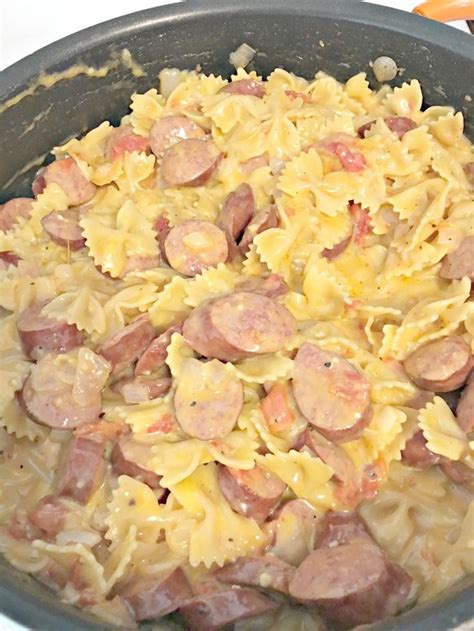 We love our pasta dishes around here. One Pot Smoked Sausage Pasta | Recipe in 2020 | Smoked ...