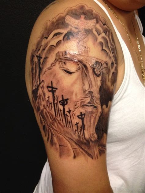 See more ideas about cross tattoo, crown of thorns, tattoos. Jesus Tattoos | Tattoo Designs, Tattoo Pictures | Page 21