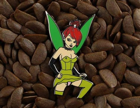 Tinkerbell Tinker Bell Pins Fantasy Gothic Fairy Pin Etsy