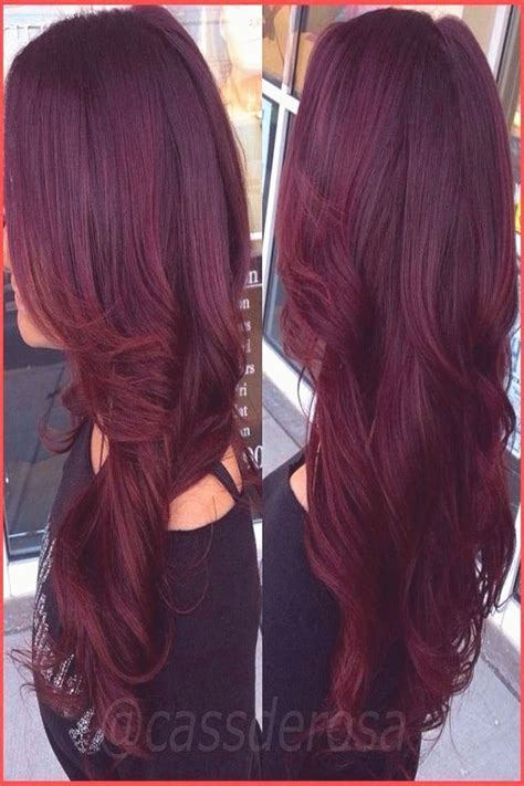 Red Violet Hair Color Formula 159031 Best 50 Burgundy Hair